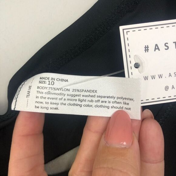 ASTORIA ACTIVEWEAR | Velocity Tank Top Black NWT Women’s Size 10 - Picture 6 of 8